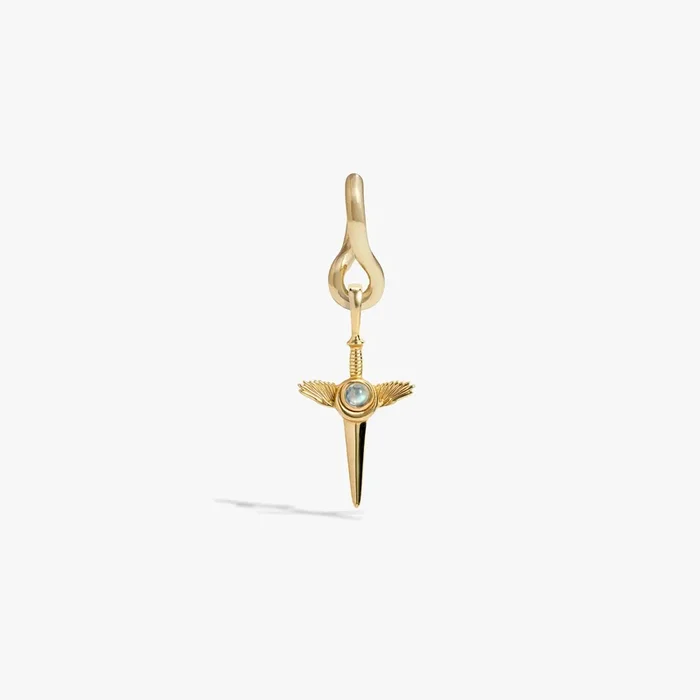 Men’s Flying Dagger Charm Earring