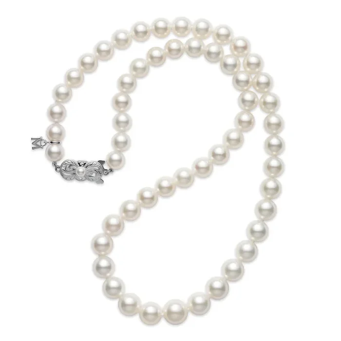 Mikimoto Graduated Akoya Cultured Pearl Necklace