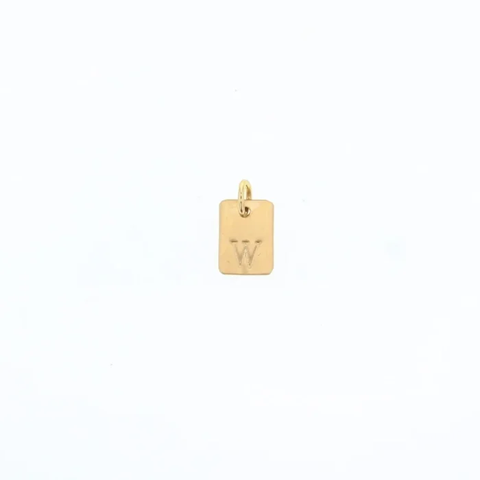 Mini Rectangle Letter Tag