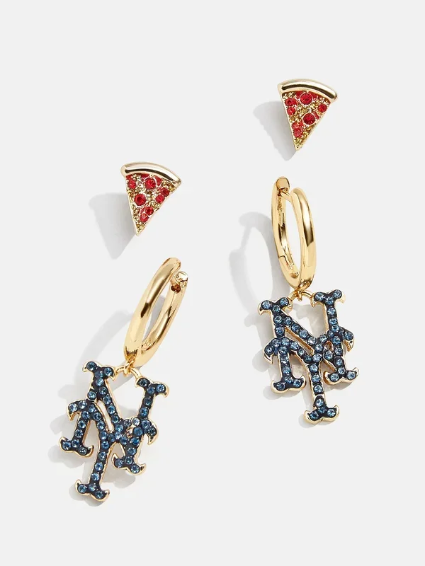 MLB Earring Set – New York Mets