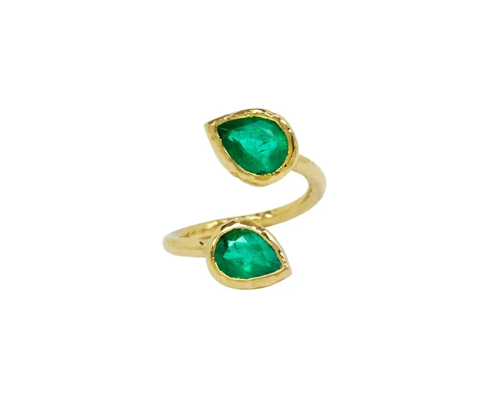Moi & Toi Emerald Ring