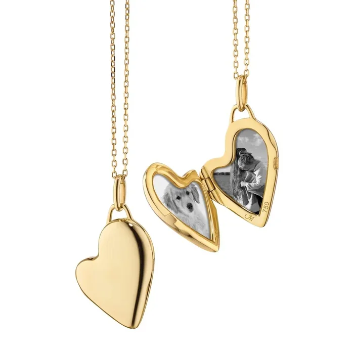 MONICA RICH KOSANN Slim Heart Locket