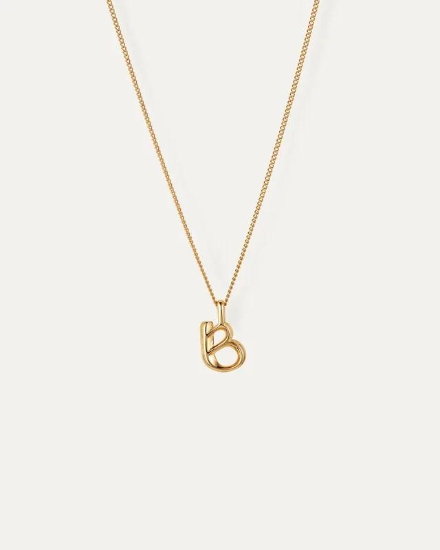 Monogram Necklace – B