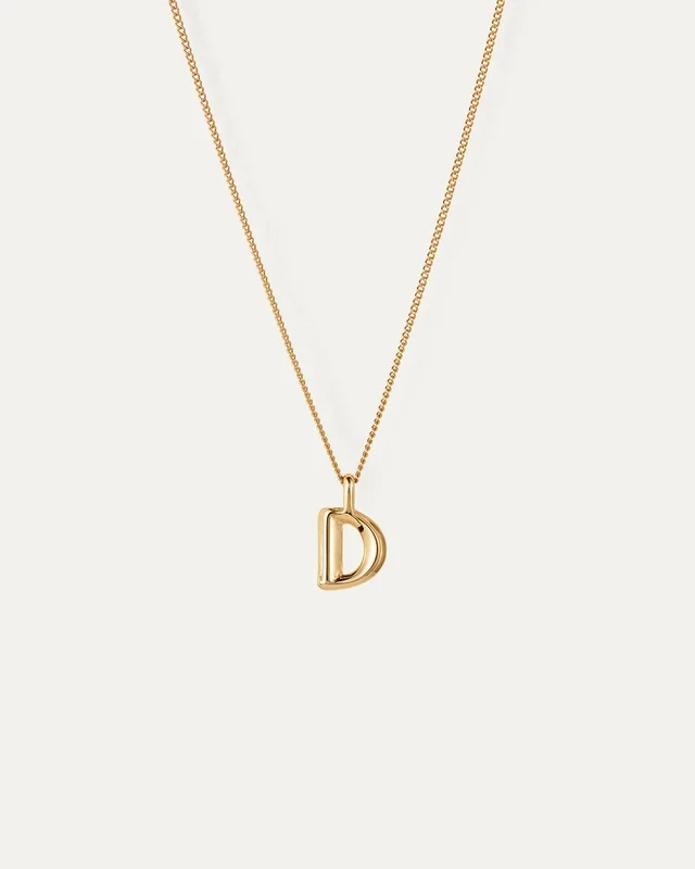 Monogram Necklace – D
