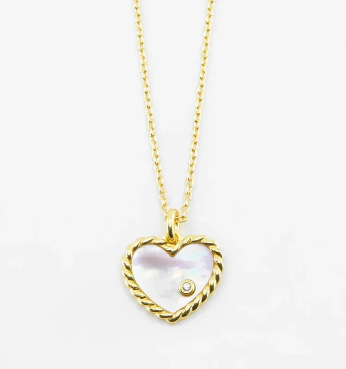 MOP Heart Necklace