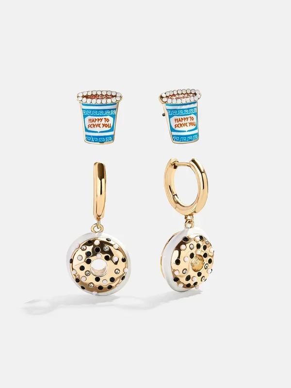 Morning Rush Earring Set – Bagel