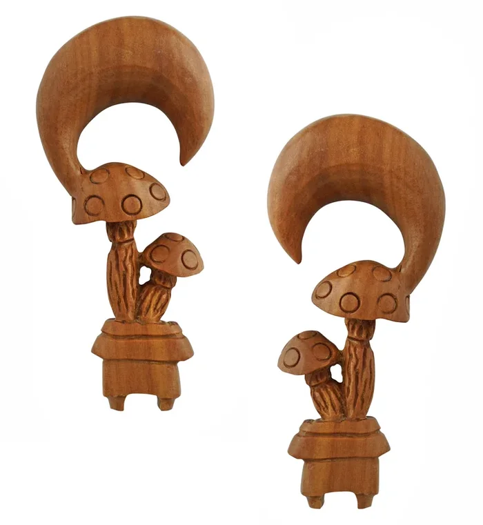 Mushroom Saba Wood Ear Hangers
