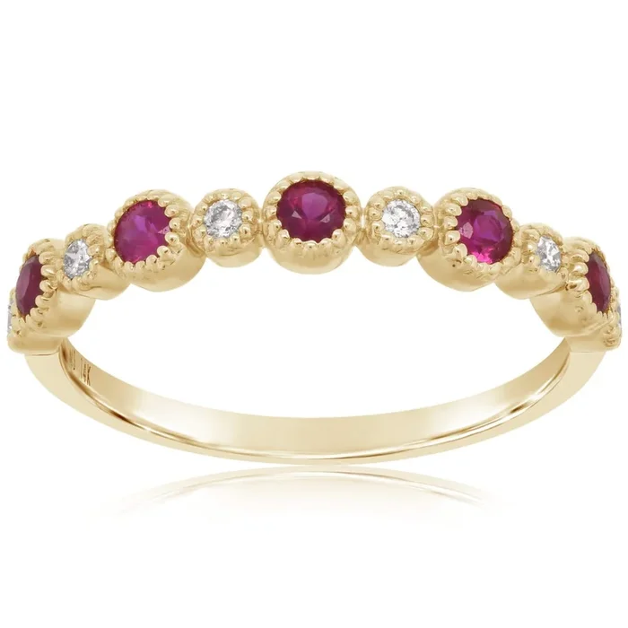 MY STORY Ruby & Diamond Ring