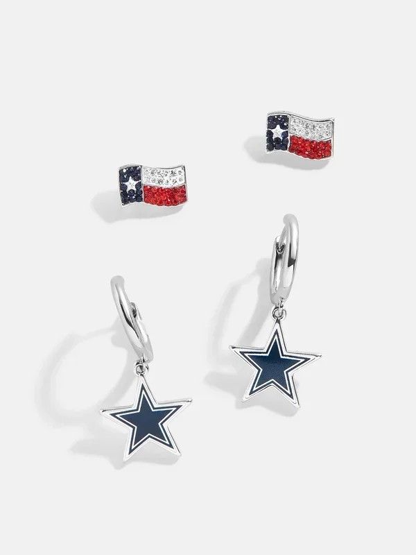 NFL Earring Set – Dallas Cowboys