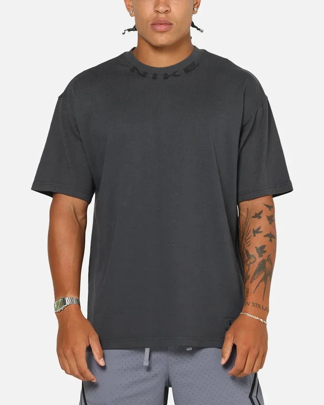 Nike Sportswear Collar Print T-Shirt Anthracite