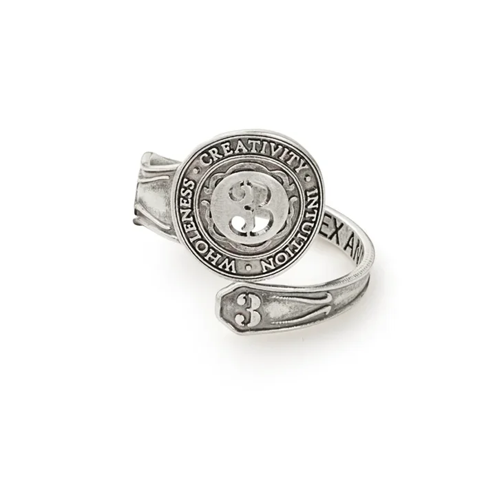 Number 3 Spoon Ring | Wholeness, Creativity, and Intuition