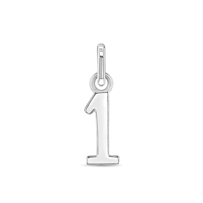 Number Charms Kids / Children’s / Girls for Charm Bracelet – Sterling Silver