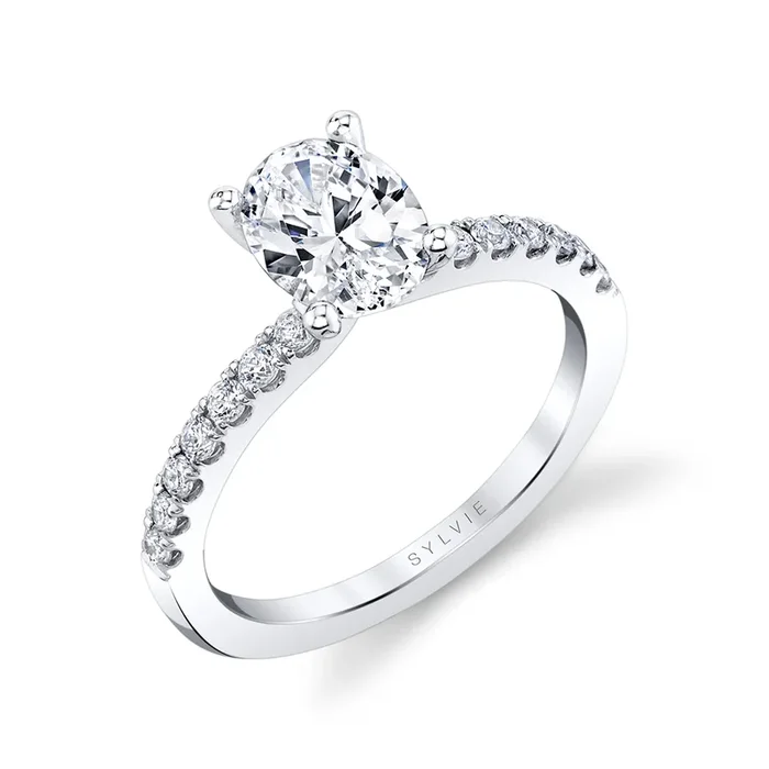 Oval Cut Classic Engagement Ring – Celeste