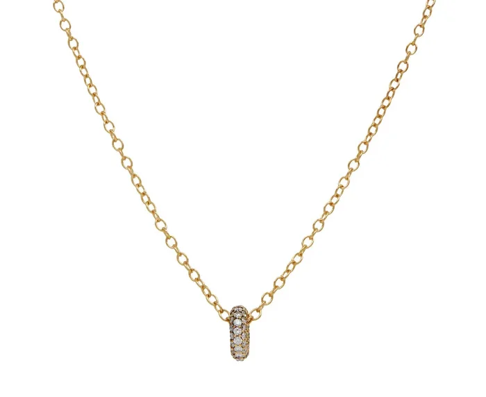 Pavé Diamond Mini Nebula Pendant Necklace