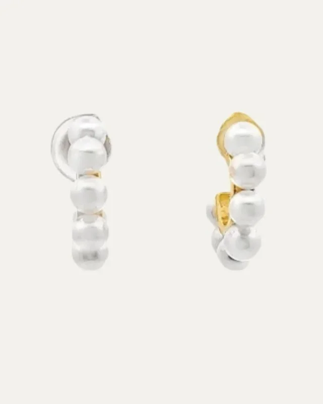 Pearl Hoop Earring