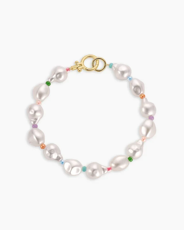 Pearl Rainbow Cove Bracelet