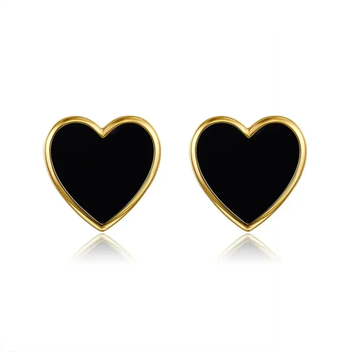 Petit Love Studs in Black