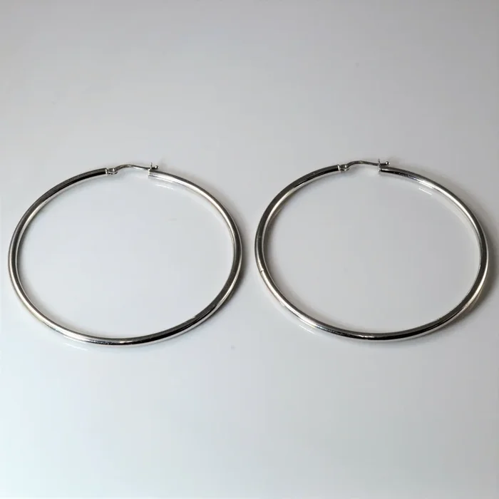 Plain Hoop Earrings