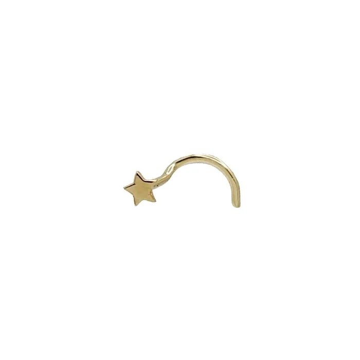 Plain Star piercing (14K)