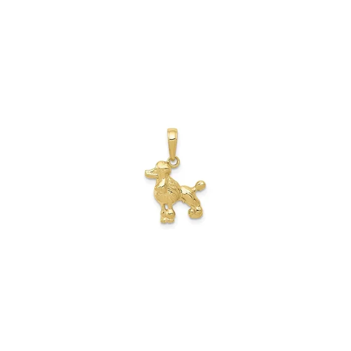 Poodle Dog Pendant (14K)