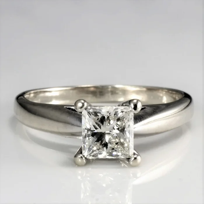 Princess Cut Diamond Ring | 1.00 ct | SI2, J | SZ 7.75 |
