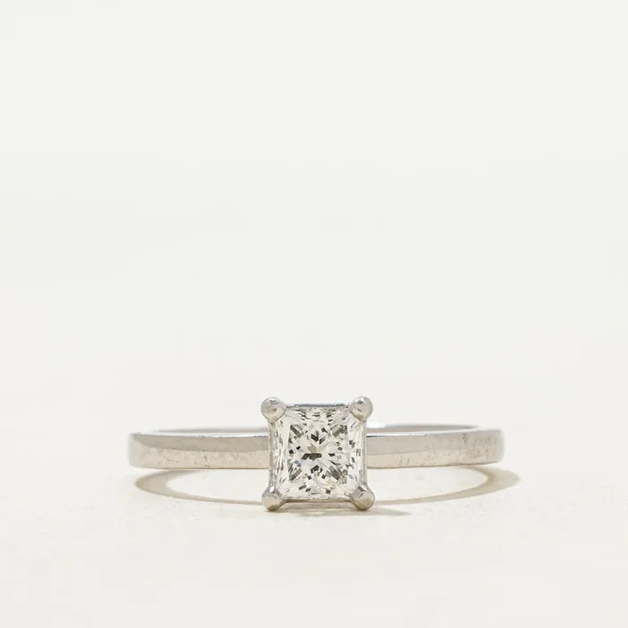 Princess Cut GIA Diamond Ring | 0.71 ct, SZ 7.75 |