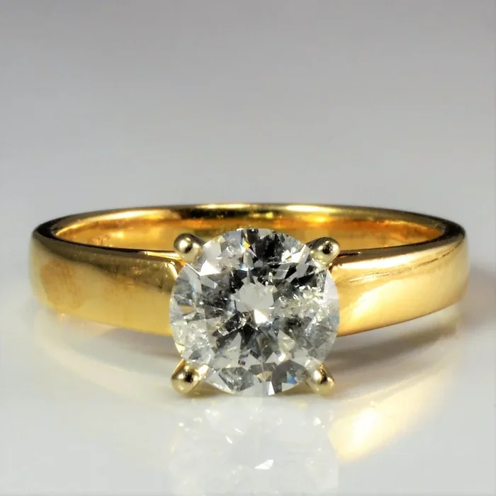 Prong Set Solitaire Diamond Engagement Ring | 1.15 ct, SZ 6.5 |
