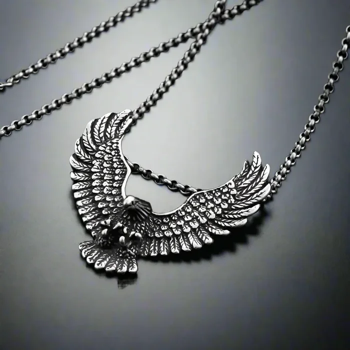 Punk Eagle Necklace