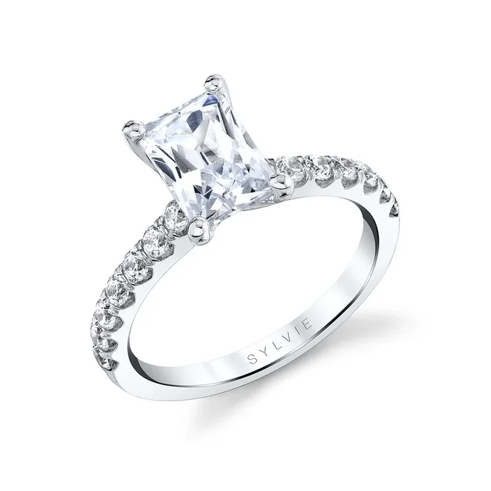 Radiant Cut Classic Engagement Ring – Aimee