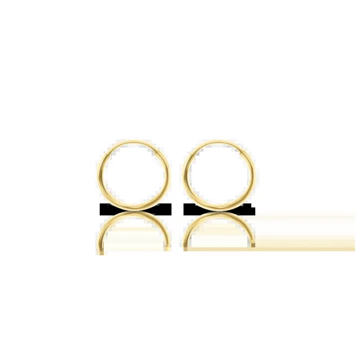 RAINA 14KT SMALL INFINITY HOOPS