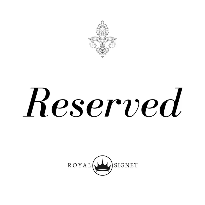 Reserved Listing for Joe