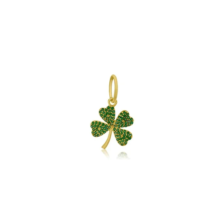 Rolland’s Designs Emerald Clover Pendant