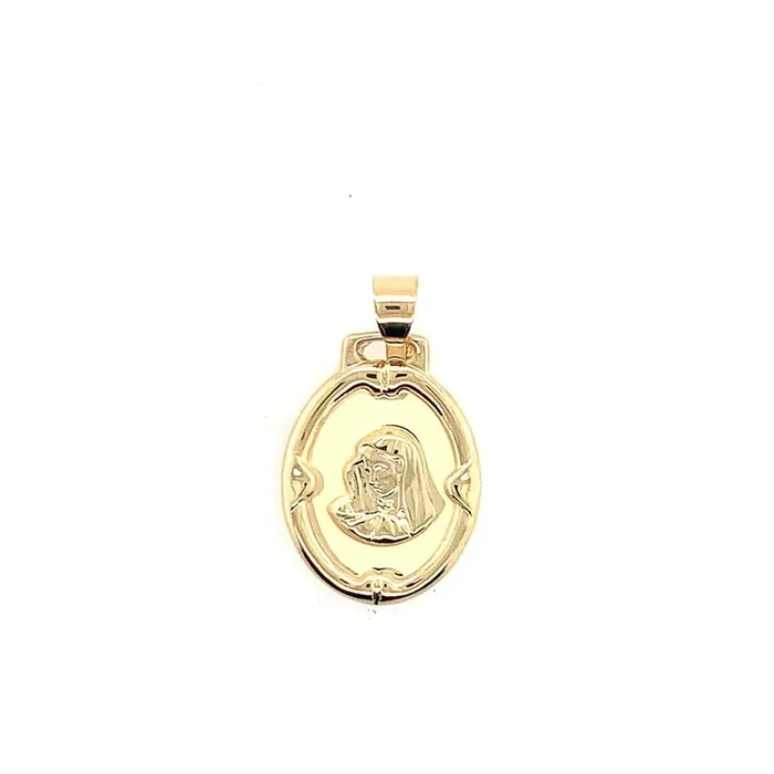Rolland’s Designs Gold Religious Medallion