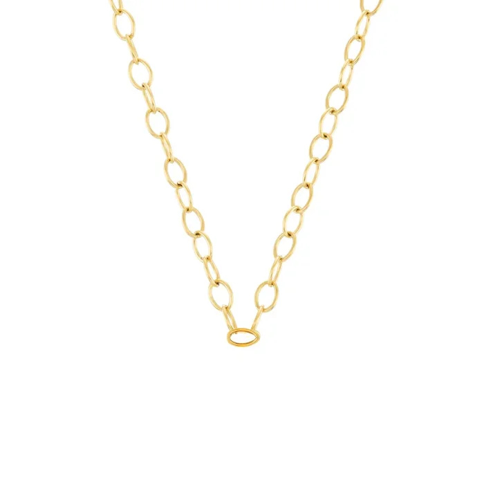 Rounded Cable Chain Necklace