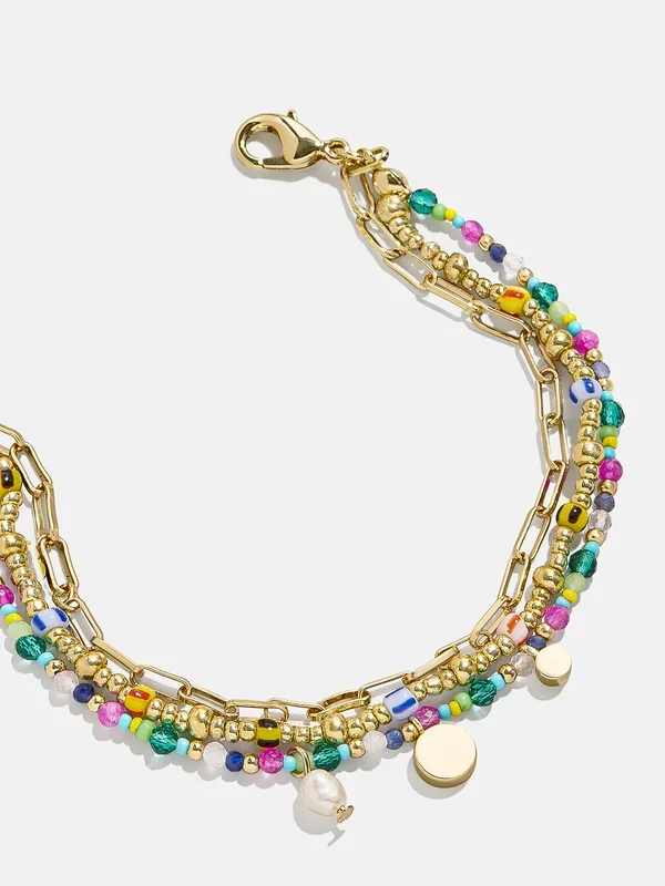 Rowan Semi-Precious Layered Bracelet – St. Tropez