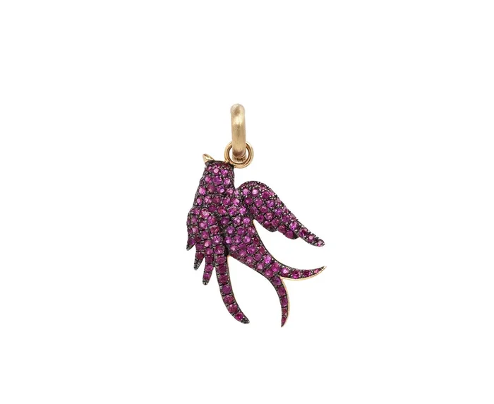 Ruby Birdie Charm ONLY