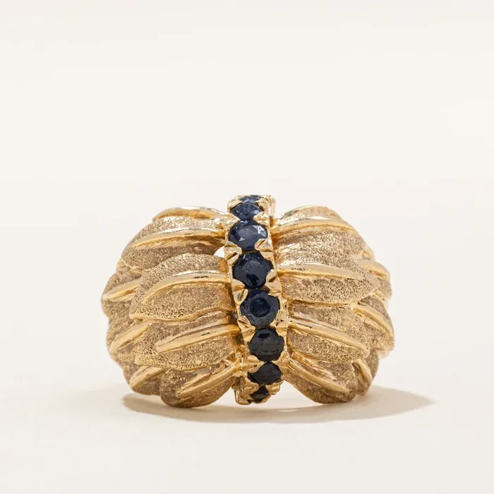 Sapphire Cocktail Ring | 0.77ctw | SZ 6.25 |