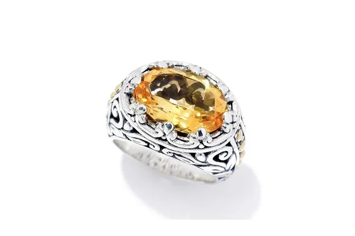 Sayan Ring- Citrine