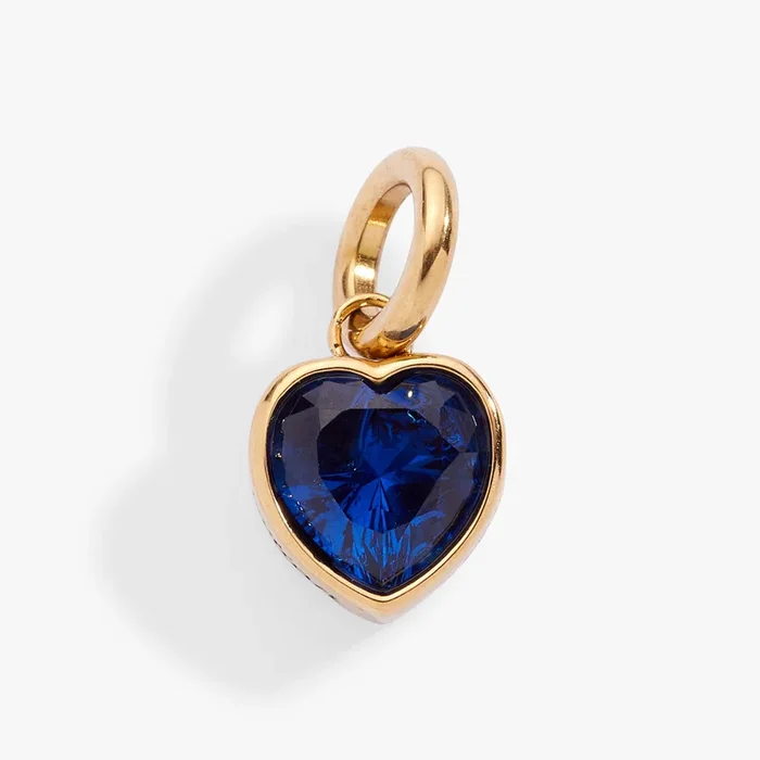 September ‘Protection’ Heart Birthstone Charm