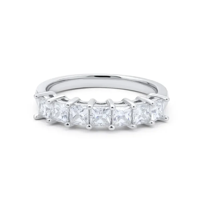 Seven Stone Princess Cut Diamond Ring