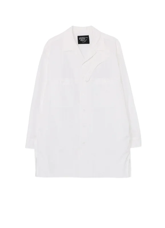 SHIRT WITH CHIN FLAP DETAIL