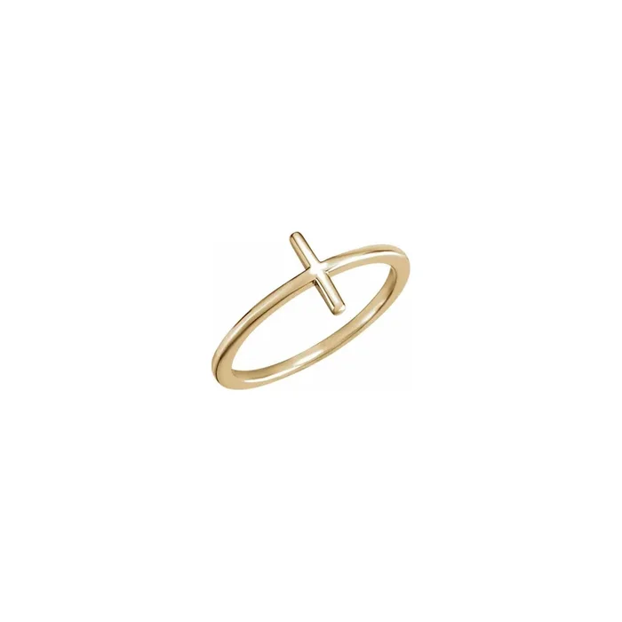 Sideways Cross Ring