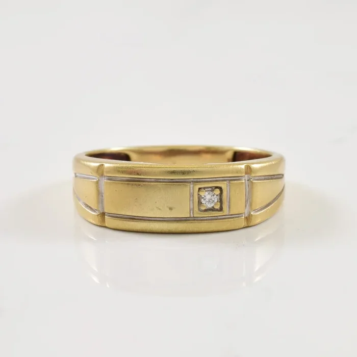 Single Stone Diamond Ring | 0.02ct | SZ 10.75 |