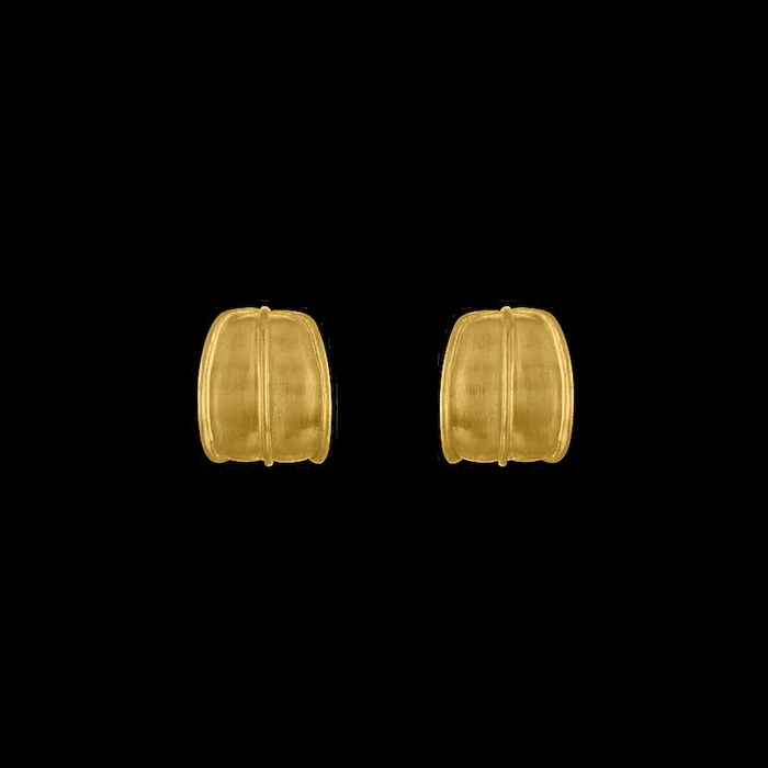 Small Laurel Hoop Earrings