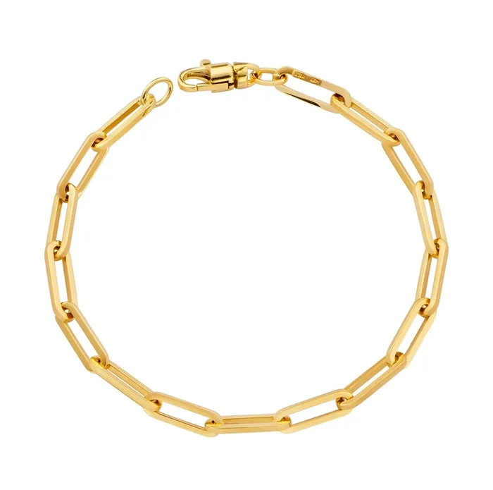 Small Link Paperclip Bracelet