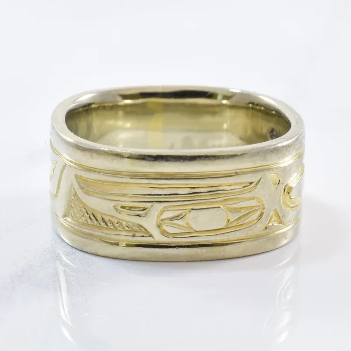 Soft Square Indigenous Eagle Art Band | SZ 7.5 |