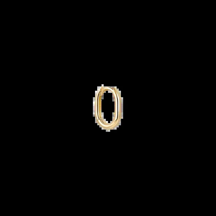 Solid Gold Hoop