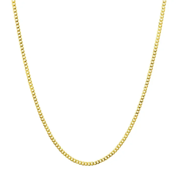 [Solid] Italian Cuban Curb Chain (18K)