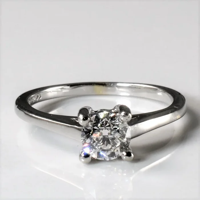 Solitaire Diamond Engagement Ring | 0.46ct | SZ 4.25 |
