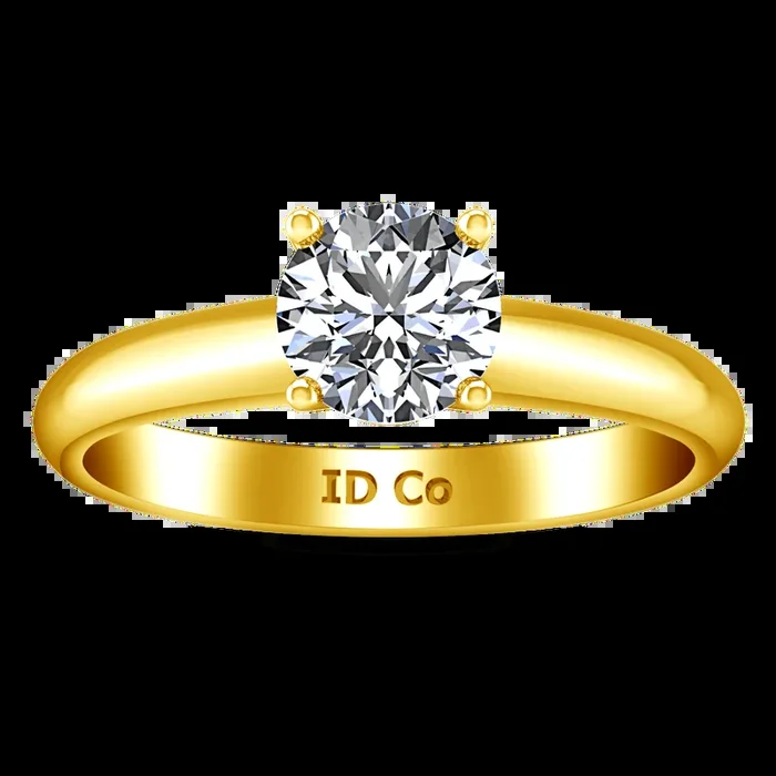 Solitaire Diamond Engagement Ring Carys 14K Yellow Gold